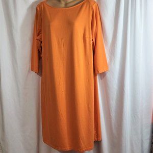 Jessica London Brunt Orange Midi Dress Size 16